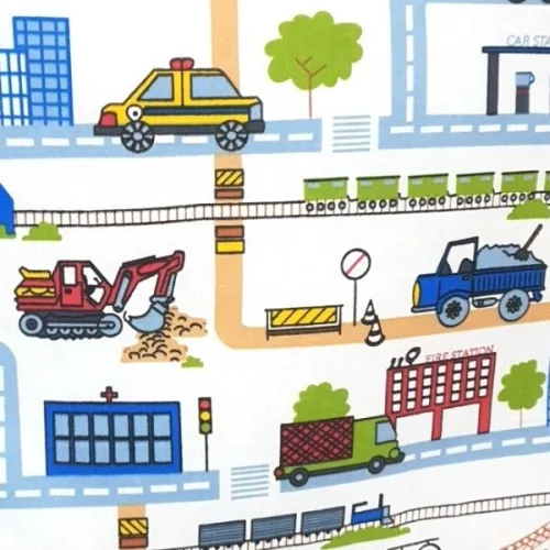 Járművek a városban tornazsák