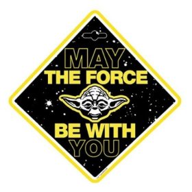 Star Wars baby on board tábla (Yoda)